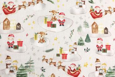 Weihnachtsstoff - Cute Christmas 