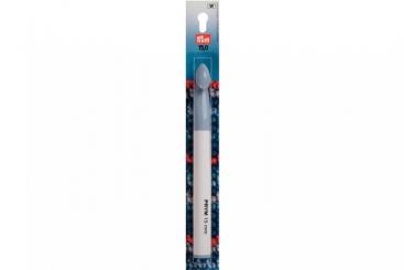 Woll-Häkelnadeln Prym 17 cm - 15,0 mm Grau - o. Griff KST 