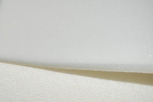 Schaumstoff - 206 x 130 cm - 3 cm dick - Weiß 