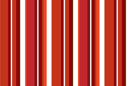 Blackout-Stoff perm. schwer entflammbar - Streifen Summer Vibes Rot