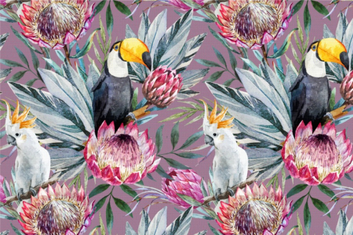 Möbelsamt - Kakadu Rosa
