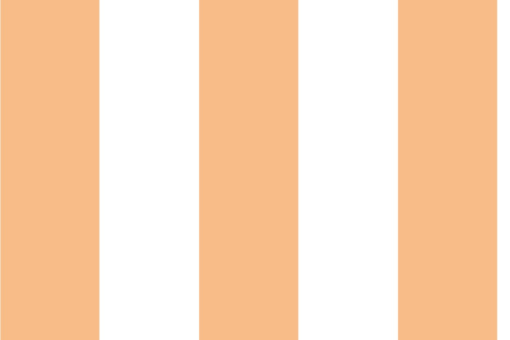 Blackout-Stoff - Blockstreifen 10 cm breit Apricot/Weiß