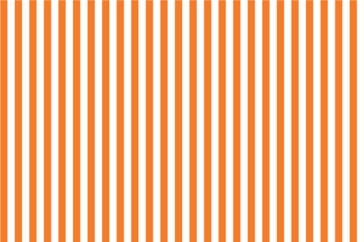 Voile-Stoff - Streifen Orange