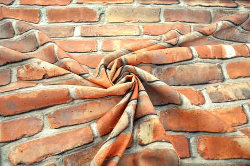 Dekostoff - Steinmauer 