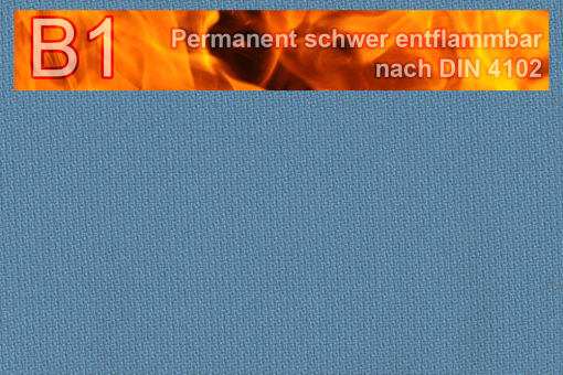 Möbel-Bezugsstoff Trevira CS - Uni Hellblau