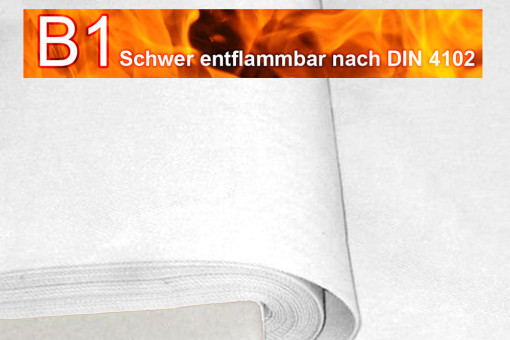 Beamer textile Leinwand B1 - Weiß - Projektion 4:3 