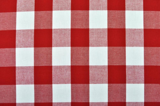 Vichy-Karo Tirol - 5,5 cm - Rot - 2,0 Meter Rot
