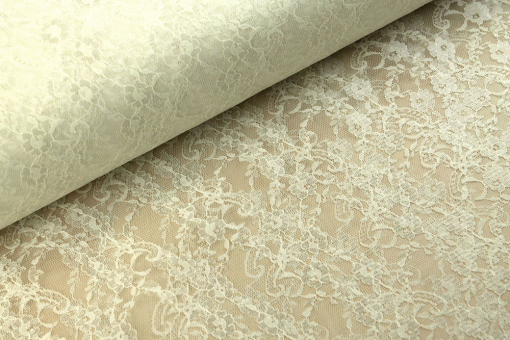 Spitze "Fleuri" Creme