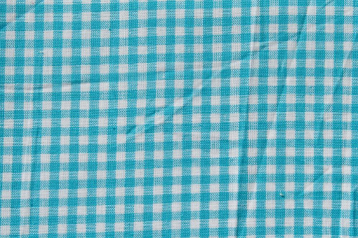 Vichy-Karo Augsburg 4 mm - Türkis - 3,0 Meter Türkis
