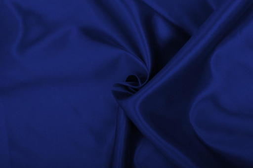 Satin Kleiderstoff - Seidentouch Royal