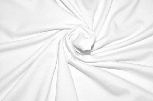Modal-Jersey - Uni Weiß