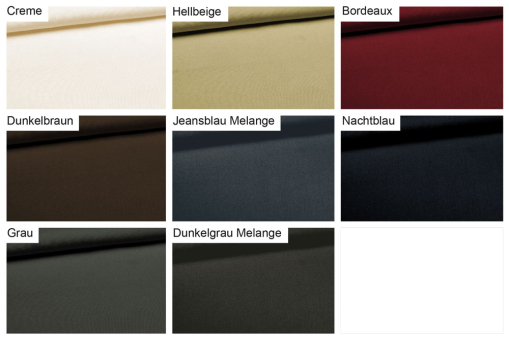 Twill Bekleidungs- und Deko-Stoff - Uni 