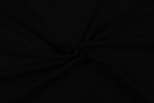 Jersey - Ajour-Raute - Uni Schwarz