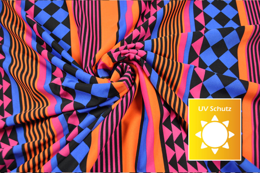 Badeanzugstoff - Stripe Delight 