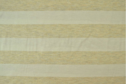 Jersey-Stoff Viskose - Ringel - Creme 