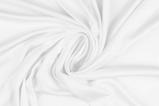 Polyester-Jerseystoff Weiß