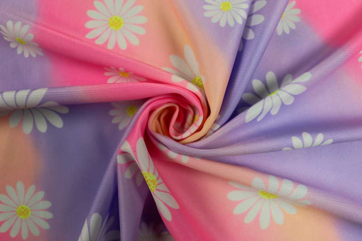 Badeanzugstoff - Gradient Flowers 