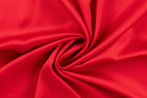 Viskose Satin-Stoff Rot