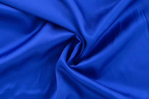 Viskose Satin-Stoff Royal