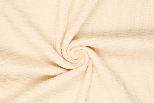 Double Gauze Stretch - Uni Creme