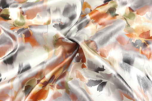 Viskose-Mix Digital - Shiny Flowers 