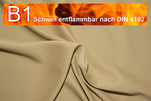Blackout schwer entflammbar - 280 cm Beige