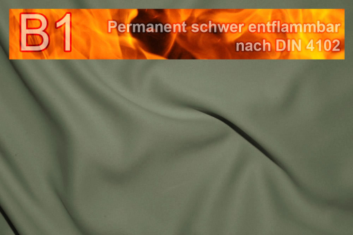 Blackout exclusiv - Permanent schwer entflammbar Dunkelgrau