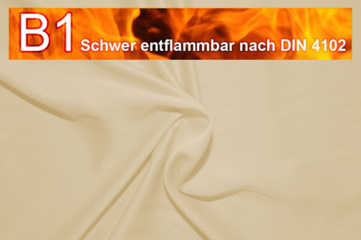 Blackout permanent schwer entflammbar Champagner