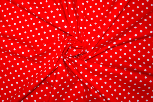 Patchwork-Programm - Baumwolle - Pünktchen Rot