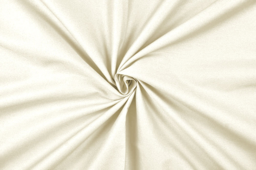 Popeline-Baumwollstoff - Uni Creme