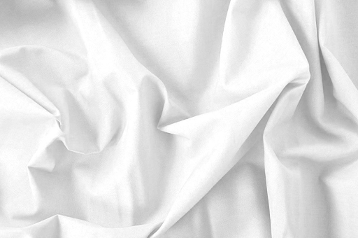 Baumwoll-Stoff - 280 cm - Uni Weiß