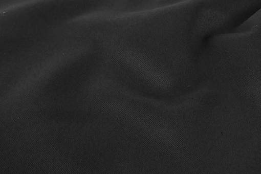 Blackout Stoff - 280 cm - perm. schwer entflammbar -Uni Schwarz