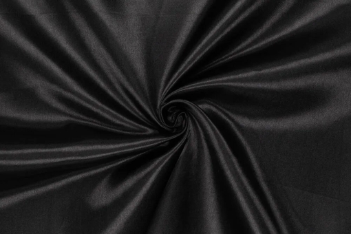 Satin-Stoff - 280 cm breit Schwarz