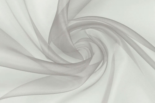 Organza-Stoff - 300 cm Silber