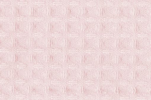 Waffel-Piqué - Uni Rosé