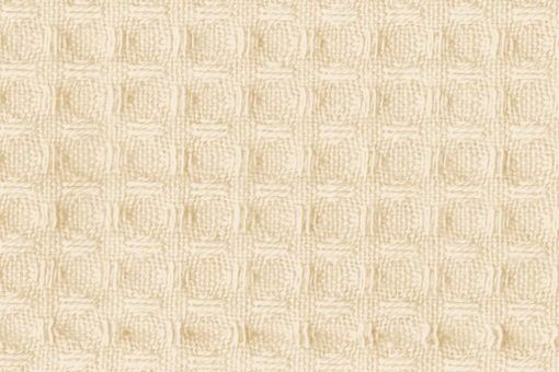 Waffel-Piqué - Uni Creme