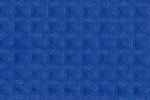 Waffel-Piqué - Uni Royalblau