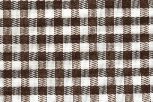 Dekostoff - Vichy-Karo - 280 cm breit Braun