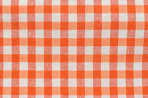 Dekostoff - Vichy-Karo - 280 cm breit Orange