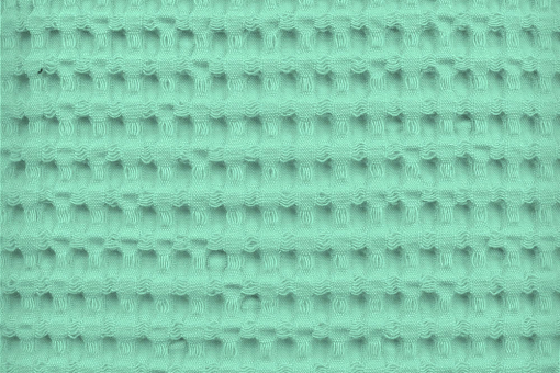 Waffel-Piqué groß - Uni Mint