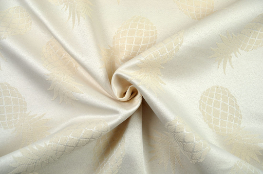 Dekostoff zweiseitiger Jacquard - Ananas 