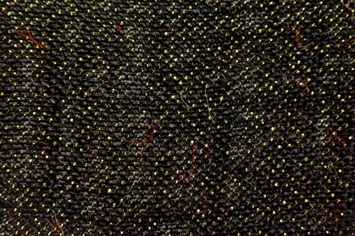 Jute - Goldschimmer - Schwarz 