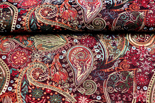 Gobelin-Stoff mit Paisley-Design 