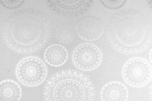 Damast-Stoff mit Mandala 