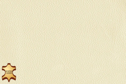 Echtes Rindsleder-Stück 1 qm - Minnesota - Creme 