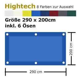 Fix Fertig Segeltuch Hightech - 290 x 200 cm - 6 Ösen 
