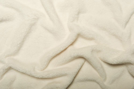 Bambus-Frotteefleece premium - uni Creme 