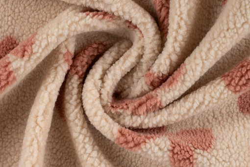 Teddy-Fleece mit süßen Schleifen 