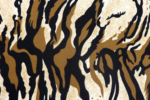 Allroundstoff mit Tiger-Muster 