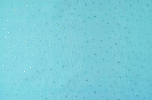 Organza Hologramm-Pailletten Türkis